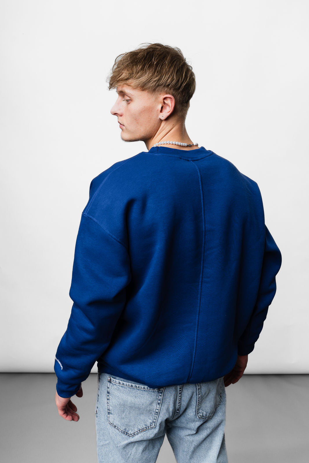 Blue Who are you | Sweatshirt langarm JJ-2002