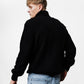 Black knitted Turtle Neck Sweater TT-1002