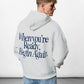 Ready White Oversize Hoodie C-1043