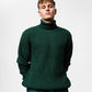 Green knitted Turtle Neck Sweater TT-1001