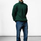 Green knitted Turtle Neck Sweater TT-1001