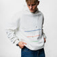 Skull White Oversize Hoodie B-1039